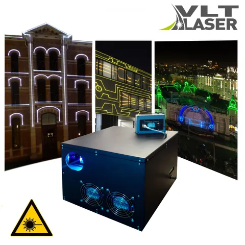 VLT RGB 17 000 Pro Mapping — vector laser mapping projector