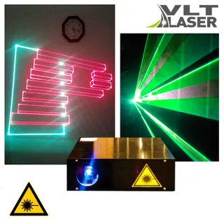 Бюджетный лазерный проектор для шоу на лазерно-диодных блоках VLT LD 6 200 RGB Show