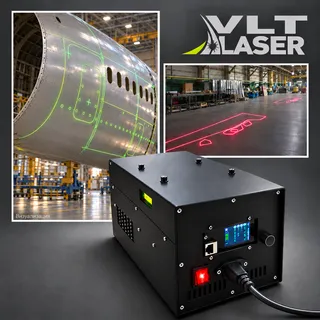 VLT LD Techno Pro Multi-display — precision laser projection system for multi-projector applications