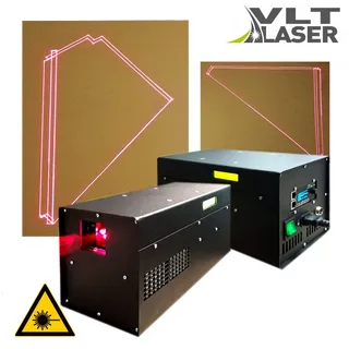 Упрощенный разметочный лазерный проектор, технический лазерный проектор.  VLT LD Techno Pro Mini