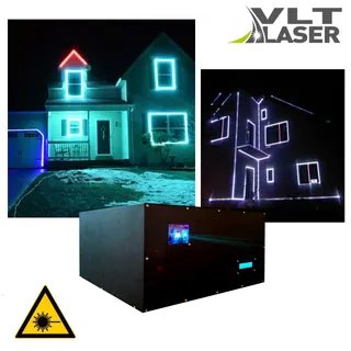 Проектор лазерный для векторного маппинга (мэппинг). VLT RGB 9 000 Pro Mapping