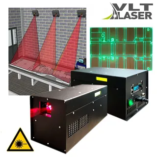 Высокоточный разметочный лазерный проектор с функцией построения групповой проекций. VLT LD Techno Pro Multi-display