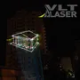Всепогодный лазерный проектор для рекламы VLT RGB 9 000 Pro Termo 2