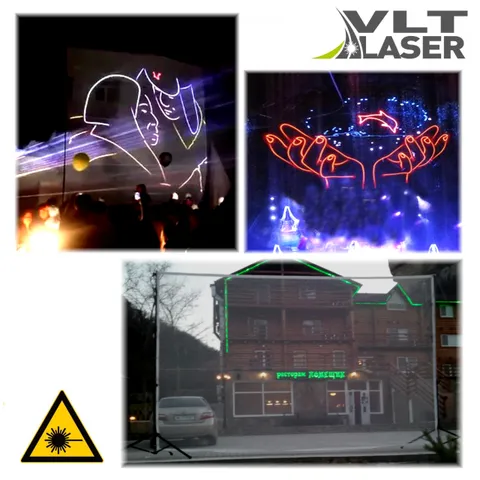 3 × 2 m laser projection screen