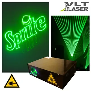 Бюджетный лазерный проектор для шоу на лазерно-диодных блоках VLT LD 1 200 Green Show