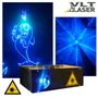 Бюджетный лазерный проектор для шоу на лазерно-диодных блоках VLT LD 2 100 Blue Show 1