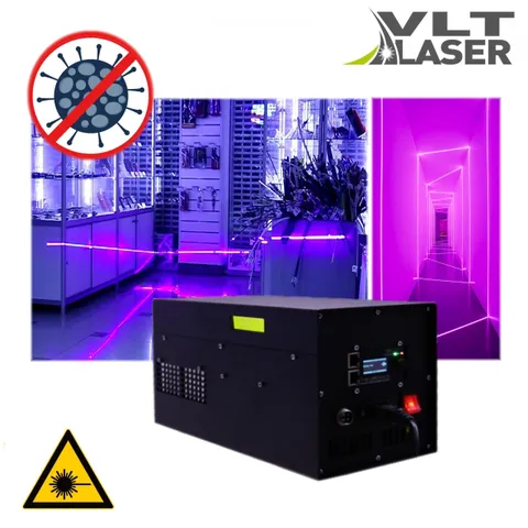 VLT LD UV2500 Disinfector — automated non-contact UV laser sanitizer